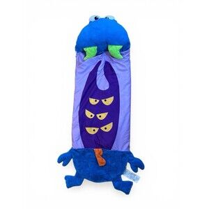 Happy Nappers Monster Blue Purple 2n1 Sleeping Bag Plush